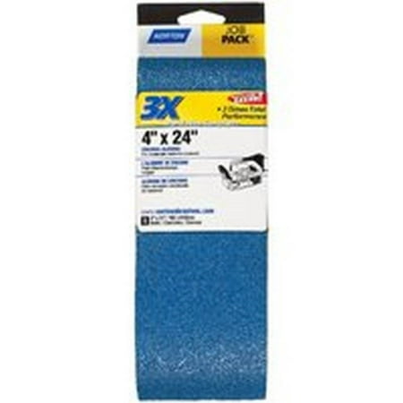 

NORTON 49277 Sanding Belt 50-Grit Coarse 24 in L 4 in W Zirconia Alumina For Belt Sanders