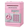 thumbnail image 1 of Alcancía Electrónica Automática, Mini Caja de Seguridad para Monedas, Caja de Ahorros, Contraseña, Cerradura con Llave, Cajero Automático, Regalo para Niños, Color Rosa, 1 of 5