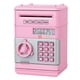 thumbnail image 1 of Alcancía Electrónica Automática, Mini Caja de Seguridad para Monedas, Caja de Ahorros, Contraseña, Cerradura con Llave, Cajero Automático, Regalo para Niños, Color Rosa, 1 of 5