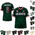 thumbnail image 3 of 2026 Mexico Soccer Jerseys Men, Mexican Jersey Soccer, Jersey De Mexico, Mexico National Team Soccer Jersey, Short Sleeve Football Shirt, Mexico Calendar Graphic Soccer Jersey for Adult and Kids, 3 of 14