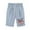 Light Blue, variant on CFLVAEK 4th of July Shorts Women Casual High Waisted Drawstring Bermuda Shorts with Pockets Novelty American Flag Print Shorts Wide Leg Knee Length Shorts L