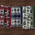 thumbnail image 7 of Pawz Plush Oversized Throw Blanket for Couch or Bed, Soft Flannel Fleece, Navy Blue Bears, 50"x72", 7 of 7