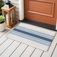 thumbnail image 5 of 2x3 Washable Area Rugs,Blue Stripes Abstract Geometric Non-Slip Soft Rug Indoor Carpet,Floor Rugs for Living Room Bedroom, 5 of 9