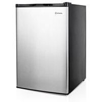 STAKOL 3 cu.ft. Compact Upright Freezer w/Single Stainless Steel Door Removable Shelves