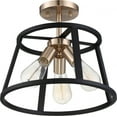 thumbnail image 5 of Nuvo Lighting Chassis 3-Light Semi Flush Mount - N/A, 5 of 8