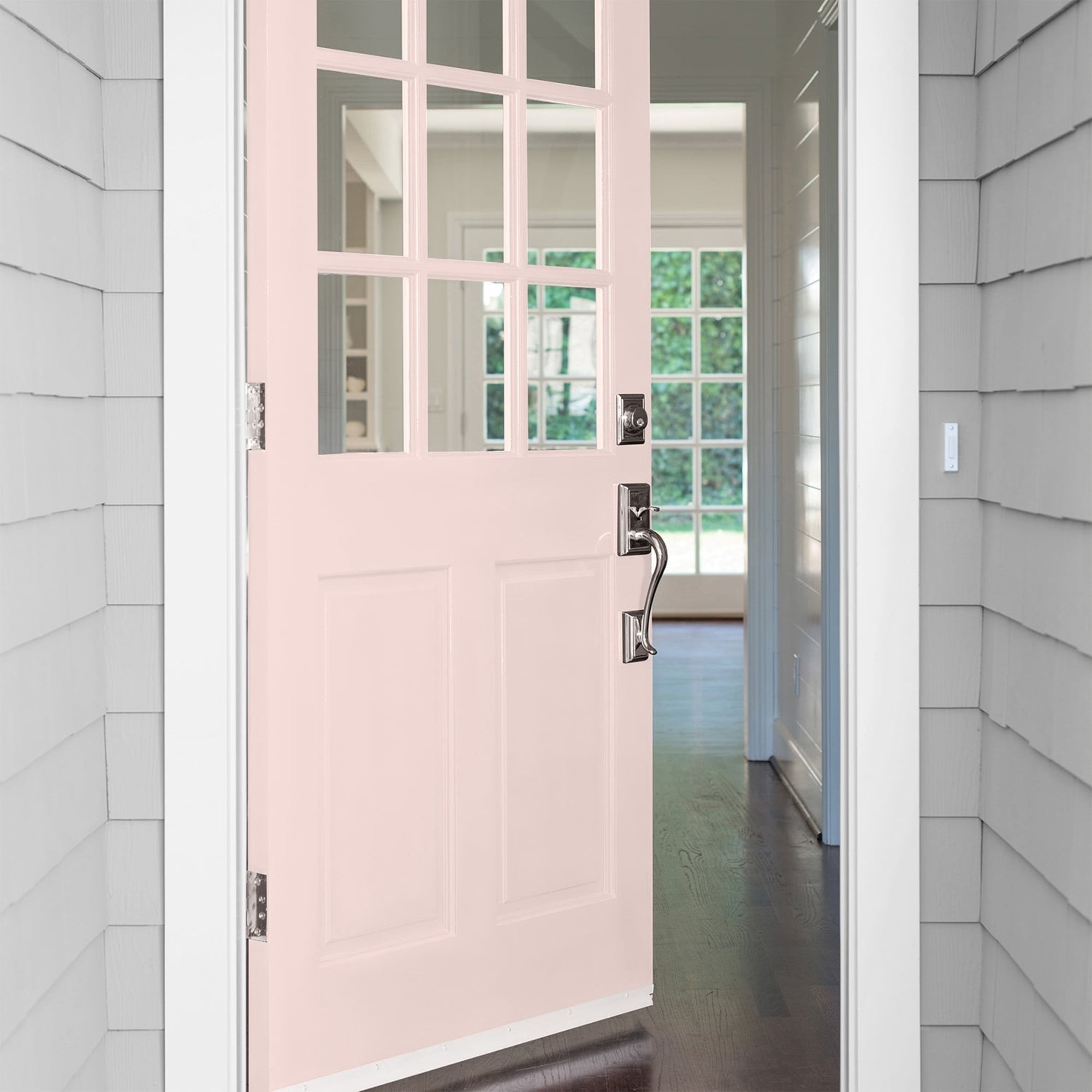 Glidden Fundamentals Ballet Slipper / Pink, Semi-Gloss Exterior Paint, 5 Gallon