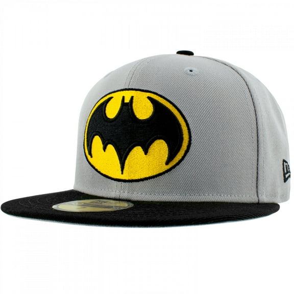 Batman The Animated Series Chest Logo New Era 59Fifty Fitted Hat-7 1/2 Fitted