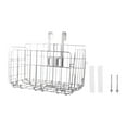 thumbnail image 2 of S SERENABLE Bike Basket Front Decor Lightweight Simple Sundries Container Cycling Basket Thick, 2 of 9