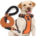 thumbnail image 1 of Arnés para perros TobedRi, ajustable, reflectante, sin tirones, color naranja L, 1 of 6