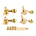 thumbnail image 3 of EeaseCA 1 Set Skull Shape Vintage Style Guitar Machine Heads 2R2L Tuning Pegs for Ukulele GC507 (Golden), 3 of 7