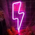 thumbnail image 3 of Letreros de neón, luz nocturna LED para regalo infantil, pared, fiesta de cumpleaños, Navidad, decoración de boda (rosa), 3 of 5
