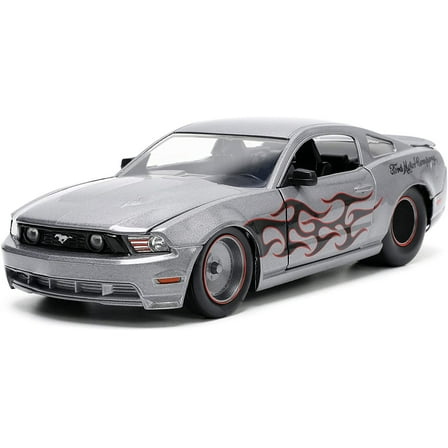Jada Toys Big Time Muscle 1:24 2010 Ford Mustang GT Die-cast Car, Toys for Kids and Adults(Selections May Vary)