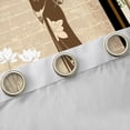 thumbnail image 4 of Homewish Ancient Geisha Princess Black Out Curtains, Lotus Flower Floral Curtains Pack of 2 (42x63 Each), Vintage Japanese Style Bedroom Curtains, Black Out Curtains Decor, 4 of 6