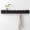 Black, variant on Coat Rack Wall Mount with Hidden Hooks, Wall Hooks with Shelf, Wall Key Holder Mount Wooden Shelf Entryway Hooks for Bedroom Bathroom for Hanging Coats Hats Dog Leashes Bags Towels