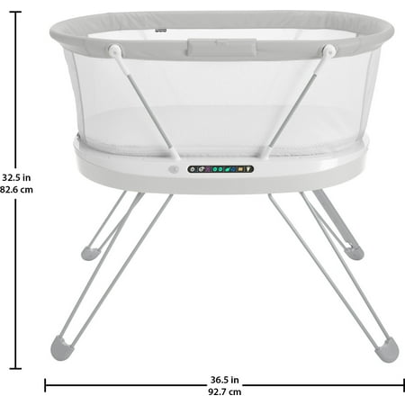Fisher-Price - Luminate Smart Bassinet - White