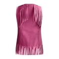 thumbnail image 5 of ChaoHeng Casual Blouses for Women Deals New & Trending Women's Ethnic Style Feather Printed Sleeveless Tank Tops, 5 of 5