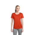 thumbnail image 1 of Sport-Tek T-Shirt Col Rond pour Femmes, Orange Profond Chiné, XXXX-grand, 1 of 4