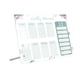 thumbnail image 2 of Xihbxyly Ofertas Relámpago de Hoy Prime Tabla de Contenidos Plan Semanal de Escritorio Tablero de Escritura de Mensajes Transparente Borrable Tablero de Visualización de Recordatorio de Notas/Marcado, 2 of 7
