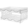 thumbnail image 1 of 2Pcs Water Bottle Organizer Stackable Bottle Storage Holder Clear Water Cup Holder Plastic Wine Drink Organizer Rack, 1 of 8