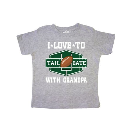 

Inktastic Football Tailgating with Grandpa Gift Toddler Boy or Toddler Girl T-Shirt