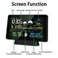 thumbnail image 3 of Weather station,Clock Time Alarm Clock Function (wwvb Dcf Rain And Time Auto Calibration 5065r Rain Indoor And With Rain Dual Alarm Weather Station Color Screen Clock And Auto Time Rain, 3 of 6