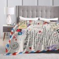 thumbnail image 5 of Yibo Blanket to My Daughter from Mom Dad You are My Sunshine Blanket Ultra Soft Micro Light Weight Warm Bed Blanket, 5 of 7