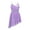 Lavender, variant on Kids Girls Shiny Sequins Lyrical Dance Dress Modern Jazz Latin Dance Performance Skirt Lavender M