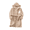 Brown, variant on LYMAYTER Hooded Bathrobe for Boys Girls Soft Coral Pajamas Toddler Kids Unisex Dressing Robe 1-12Y