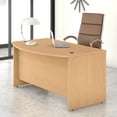 thumbnail image 2 of Bush Business Furniture Studio C 60W x 36D Bow Front Desk in Natural Maple, 2 of 8