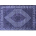 thumbnail image 1 of Ahgly Company Indoor Rectangle Persian Blue Traditional Area Rugs, 6' x 9', 1 of 4