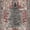 ARN023-ZEBRA RED, variant on GENIMO 5'x7' Animal Print Area Rug for Living Room, Machine Washable Non Slip Low Pile Rug for Bedroom Dining Room, Smoky Green