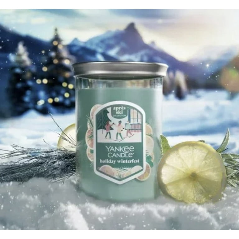 Yankee Candle Aprs Ski Collection Holiday Winterfest Large 2-Wick