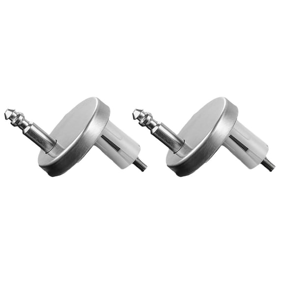 AFQH 2pcs Toilet Lid Hinge Top Fix Hinge Hardware Toilet Seat Hinges Soft Release Quick Fit Replacement Toilet Cover Accessories