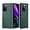 Green, variant on for Xiaomi Mi Mix Fold Case,Cross Pattern Hybrid PU Leather Ultra Thin Phone Cover Hard PC Anti-Scratch Shookproof Bumper Case for Xiaomi Mi Mix Fold QH Green