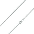 thumbnail image 5 of 925 Sterling Silver, Round Box Venetian Rhodium Chain 1.5mm Necklace - Hypoallergenic and Tarnish Resistant - By Oliver & Navy, 5 of 5