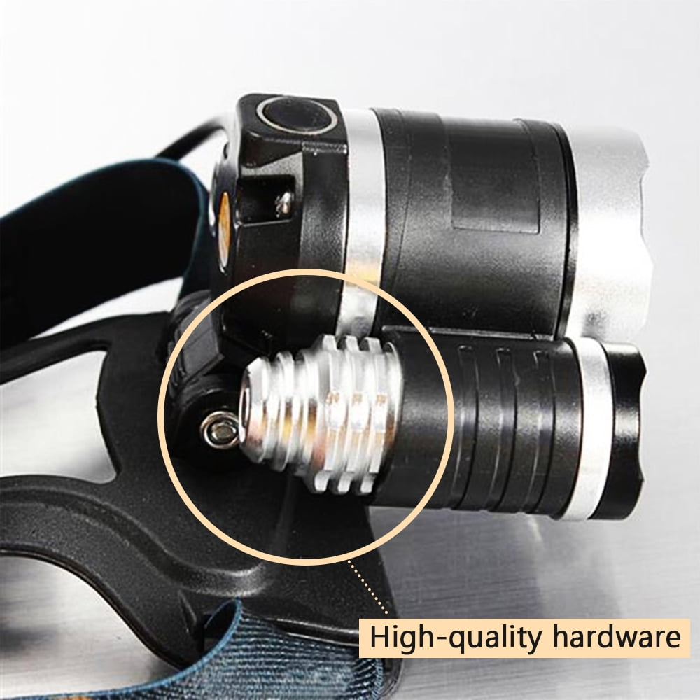 Higher Cost Performance LED Headlight Flashlight-Rechargeable Searchlight, 5000 Lumens, Close-Range Work Headlights, Used for Outdoor Camping and Work