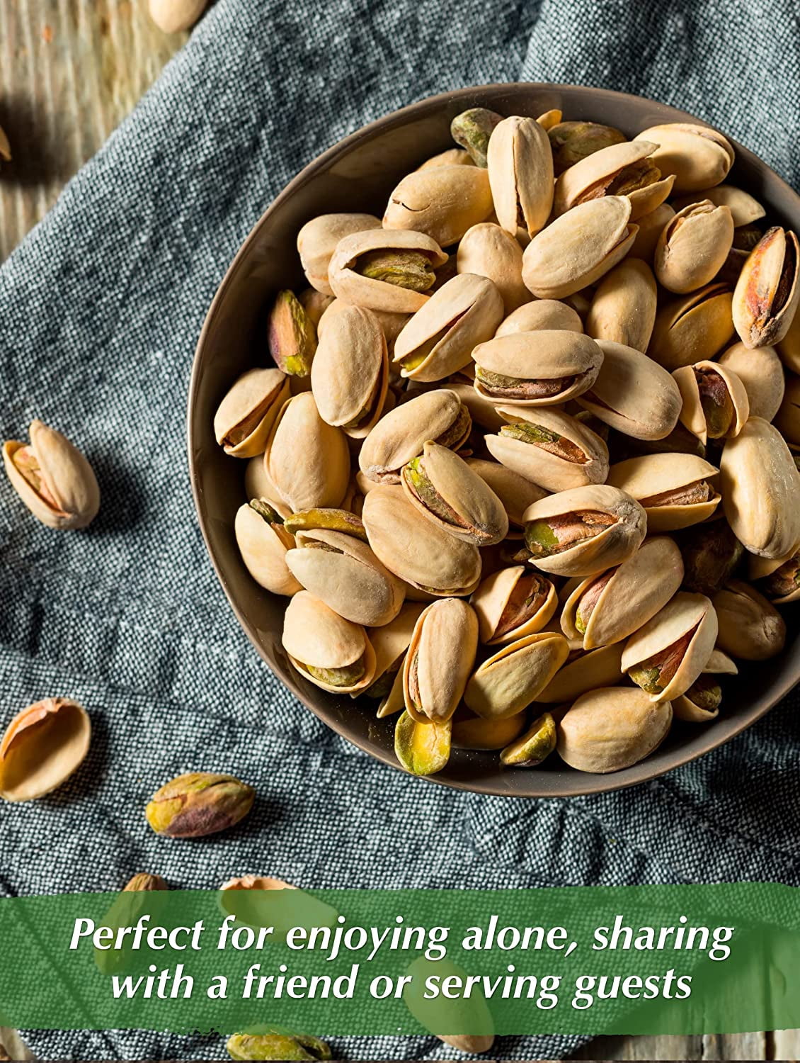 Pistachios, California Roasted Salted 2 Pounds Bulk Bag inshell
