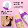 thumbnail image 5 of Julystar Body & Face Highlighter Powder, Sponge-Tip Loose Shimmer Powder, Multi-Use Glitter Highlight for Face, Collarbone & Body, 5 of 10