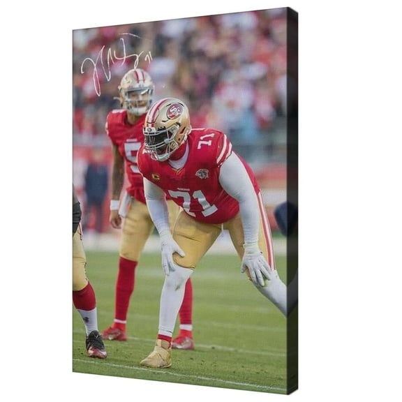 American Football Sports 49ers Poster For Kids Fun Teen Birthday Christmas Gifts Trent Williams Rugby Star Posters Canvas Wall Art Print Picture For Home Room Decor