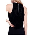 thumbnail image 2 of Free People Womens Walk This Way Halter Top Shirt, Black, X-Large, 2 of 3