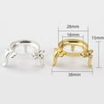 thumbnail image 4 of 2x1pc Base De Bola De Cristal Esfera Soporte De Piedra Soporte De Metal Soporte De Exhibición Oro Sunnimix soporte de exhibición mineral, 4 of 7