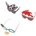 thumbnail image 2 of Gafas de Navidad para niños y adultos, decoración única y exquisita para gafas de fiesta, 3 uds., 2 of 9
