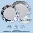 Corelle Rutherford 12Piece Dinnerware Set, Service for 4, Blue and