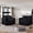 Black, variant on YWEN Oversized Accent Chair Set of 2, Chenille Modern Comfy Deep Seat Large Upholstered Armchair with Side Pockets, Reading Single Sofa Chairs for Bedroom Living Room Apartment