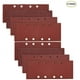 thumbnail image 2 of Papel de lija de 40 piezas, hojas de lija de 93 x 185 mm para lijadora orbital de 8 orificios, grano surtido P40, P60, P80, P100, 2 of 4