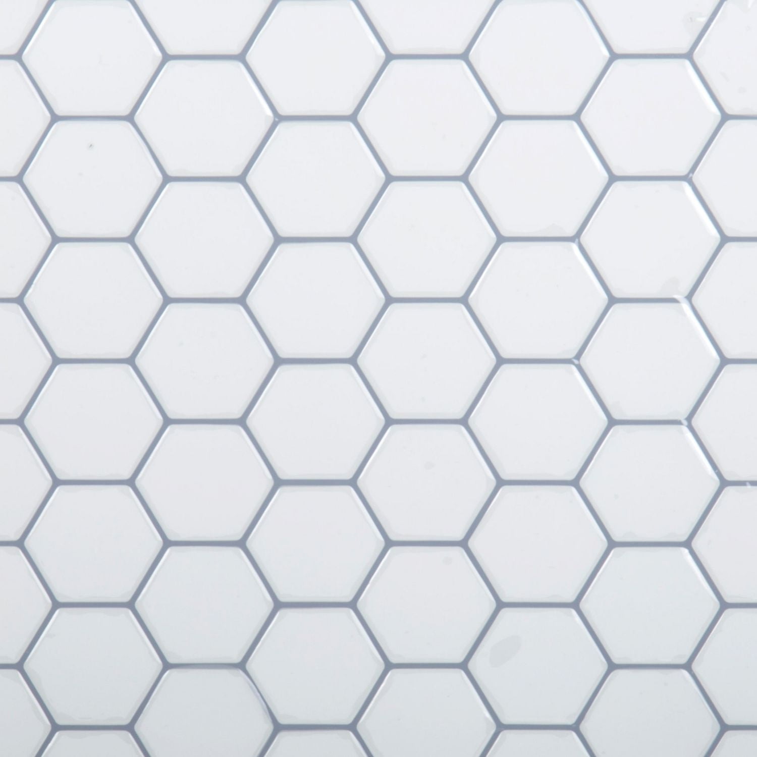 Truu Design 6-Piece Hexagon Self-Adhesive Peel and Stick Wall Tiles