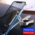thumbnail image 4 of TopLLC Foldable Magnetic Car Phone Mount Traceless Glue Fixed Base Universal Dashboard Windshield With 2 Strong Magnets Block For Phone on Clearance, 4 of 9