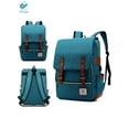 thumbnail image 7 of Deago Vintage Laptop Backpack For Women Men Travel Backpack with USB Charging Port Fashion Rucksack Fits 15.6" Notebook (Peacock Blue), 7 of 7