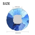 thumbnail image 6 of YFYANG Women's Double Waterproof Shower Cap, Blue Landscape Art Reusable Hair Cap for All Hair Styles and Head Sizes, 6 of 9