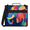 Black, variant on Jiaoprinted Watercolor Pink Roses Zipper Binder, Rose Spring 3 D-Ring Binder, Multi-Pocket Expanding Organizer Bag with Handle and Shoulder Strap for Travel Work